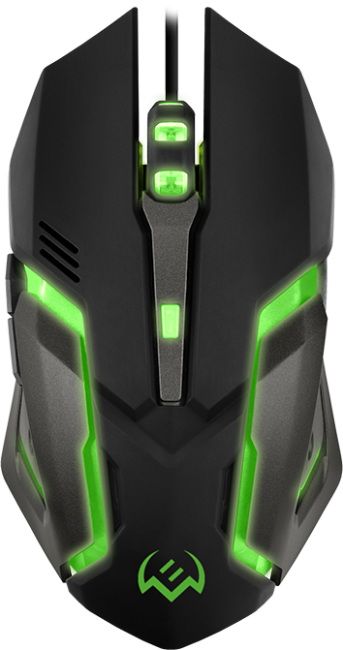 Игровая мышь SVEN RX-G740 USB (5+1кл. бесш. кл. 800-2400DPI, SoftTouch, подсветка) Sven RX-G740