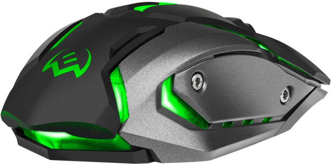 Игровая мышь SVEN RX-G740 USB (5+1кл. бесш. кл. 800-2400DPI, SoftTouch, подсветка) Sven RX-G740