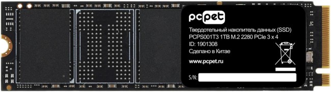 Накопитель SSD PC PET PCPS001T3