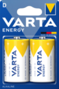 Батарейка Varta ENERGY LR20 D BL2 Alkaline 1.5V (4120) (2/20/100) (2 шт.) VARTA 04120229412 Батарейка Varta ENERGY LR20 D BL2 Alkaline 1.5V (4120) (2/20/100) (2 шт.) VARTA 04120229412