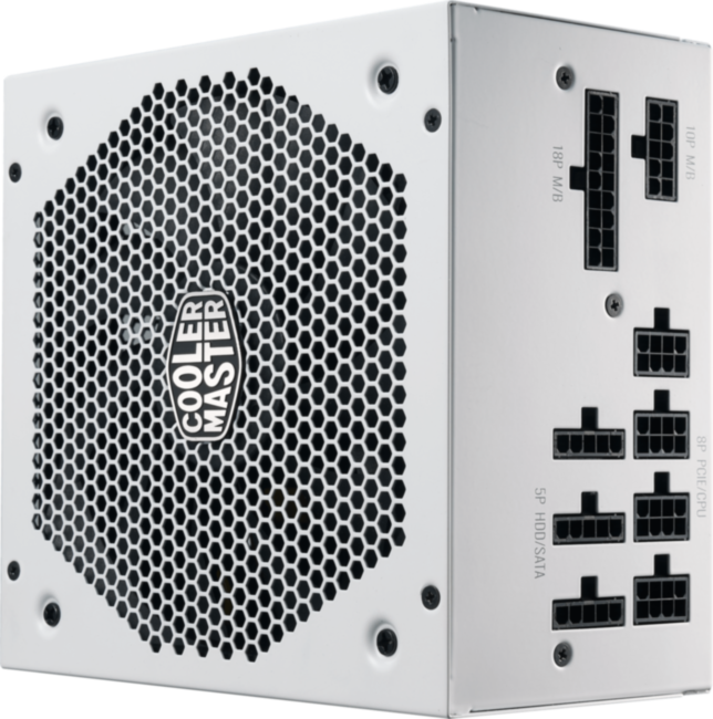 Блок питания 650 Ватт Cooler Master V650 Gold-V2 White Edition