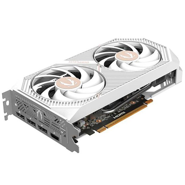 Видеокарта Zotac GAMING GeForce RTX 5060 Twin Edge OC White Edition 8Gb (ZT-B50600Q-10M) Видеокарта Zotac GAMING GeForce RTX 5060 Twin Edge OC White Edition 8Gb (ZT-B50600Q-10M)