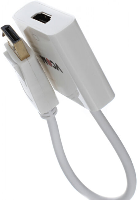 Кабель-переходник DisplayPort(M) ---> HDMI(F) 0.1m VCOM <CG553> Telecom DisplayPort(M)  —  HDMI(F) 0.1м