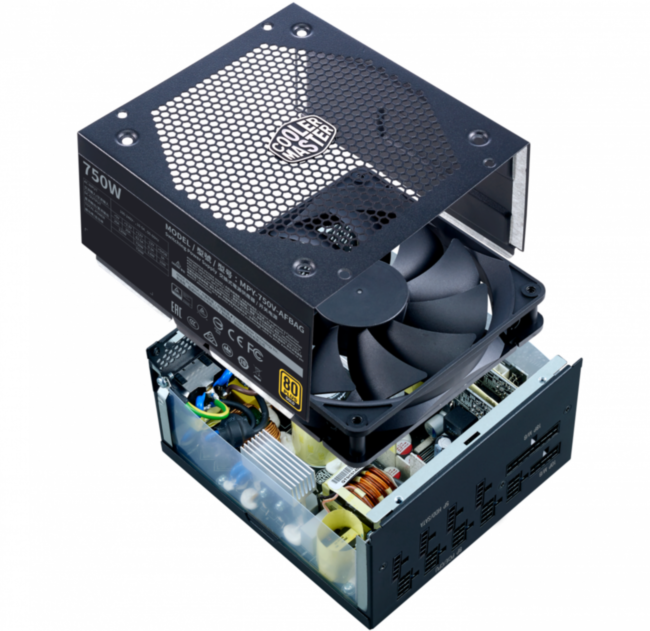 Блок питания 750 Ватт Cooler Master Gold V750 V2 Блок питания 750 Ватт Cooler Master Gold V750 V2