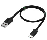 GCR Кабель 1.0m TypeC, черный, быстрая зарядка, 28/24 AWG Кабель Greenconnect 1.0m TypeC GCR Кабель 1.0m TypeC, черный, быстрая зарядка, 28/24 AWG Кабель Greenconnect 1.0m TypeC