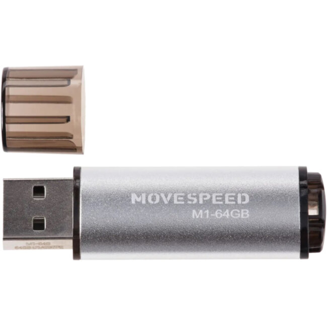 USB2.0 64GB Move Speed M1 серебро Move Speed M1-64G
