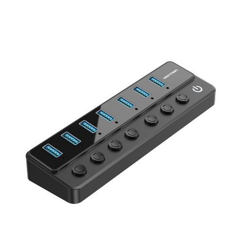 Концентратор Vention OTG USB 3.0 на 7 портов Черный Vention CHXB0