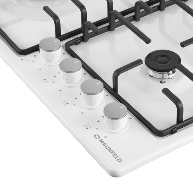 Газовая варочная панель MAUNFELD Maunfeld EGHE.64.3STS-EW/G Газовая варочная панель MAUNFELD Maunfeld EGHE.64.3STS-EW/G