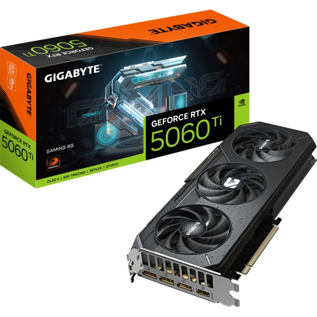 Видеокарта Gigabyte GeForce RTX 5060 Ti GAMING 8G (GV-N506TGAMING-8GD) Видеокарта Gigabyte GeForce RTX 5060 Ti GAMING 8G (GV-N506TGAMING-8GD)