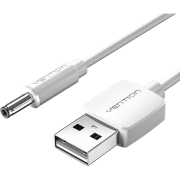 Кабель Vention USB AM/DC-jack 3.5мм M - 1.5м Белый Vention CEXWG Кабель Vention USB AM/DC-jack 3.5мм M - 1.5м Белый Vention CEXWG