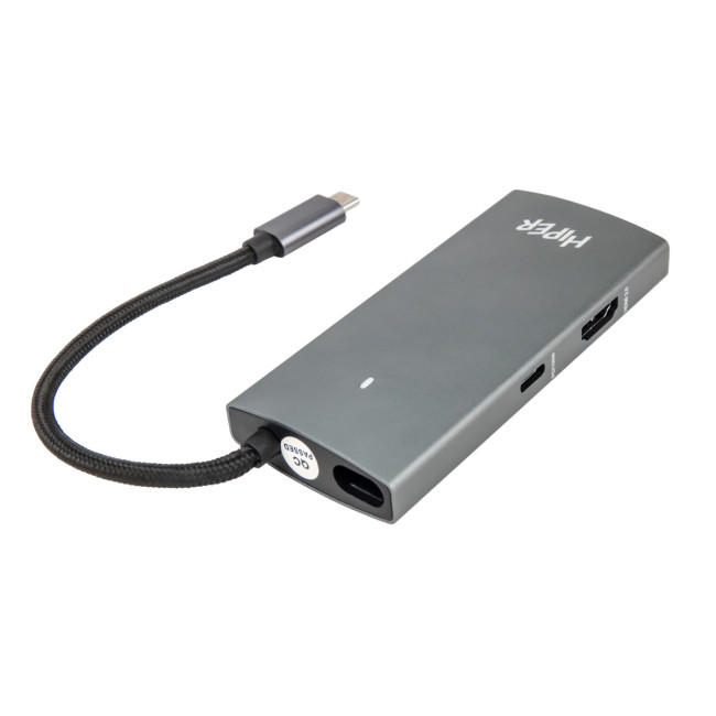 Док-станция Hiper HP-DS6-01 USB-C HUB 6in1