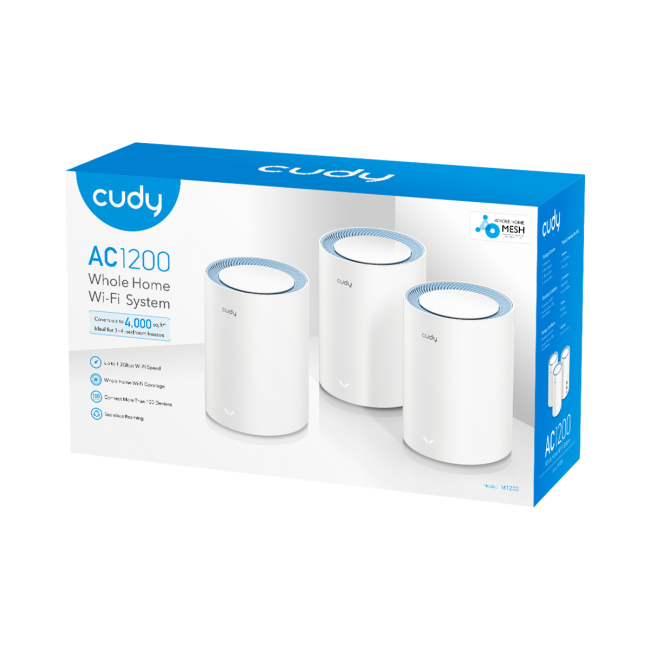 Wi-Fi Mesh-система Cudy M1200(3-Pack)