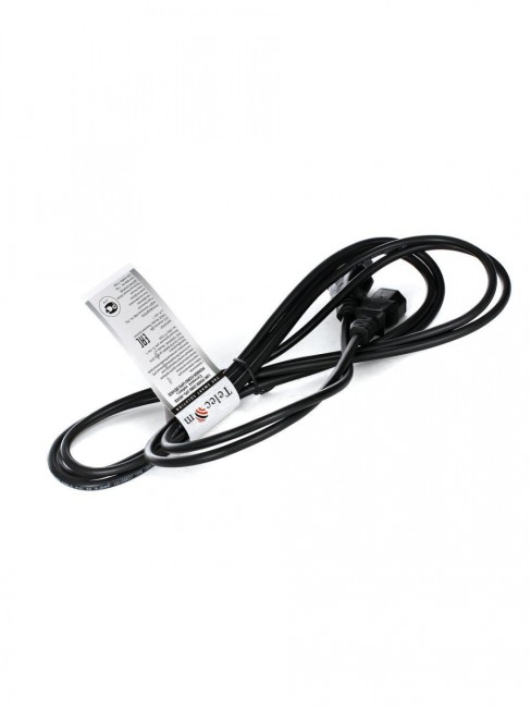 Кабель монитор - компьютер (UPS -> устройство) 220V {IEC-320-C13/C14}  <TP020-3.0-BK> 3,0м Telecom TP020-3.0-BK