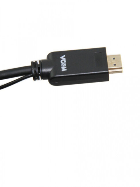 Кабель-переходник HDMI(M) +USB---> DP(F) 0.15m  4K*30Hz VCOM<CG599> VCOM HDMI (m),USB 2.0 Type-AM to DisplayPort (f)