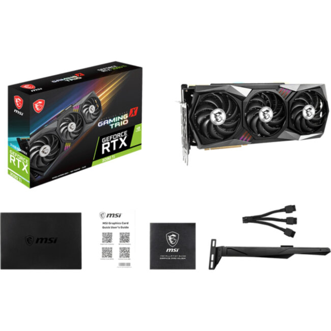 Видеокарта MSI GeForce RTX 3090 Ti GAMING X TRIO 24G Видеокарта MSI GeForce RTX 3090 Ti GAMING X TRIO 24G