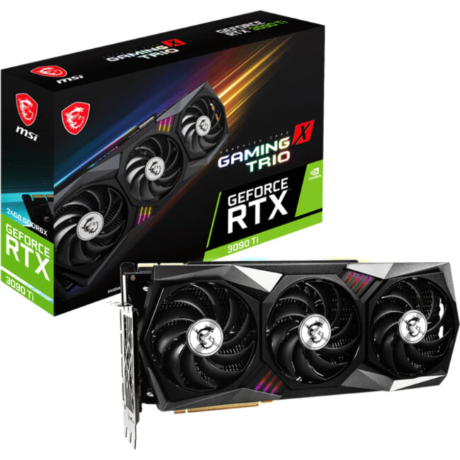 Видеокарта MSI GeForce RTX 3090 Ti GAMING X TRIO 24G Видеокарта MSI GeForce RTX 3090 Ti GAMING X TRIO 24G