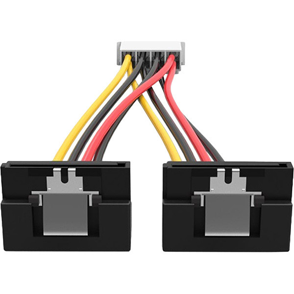 Кабель-переходник питания Vention MOLEX 4pin M / 2 x SATA 15pin F угол 90 - 0.15м Vention KDCBB Кабель-переходник питания Vention MOLEX 4pin M / 2 x SATA 15pin F угол 90 - 0.15м Vention KDCBB