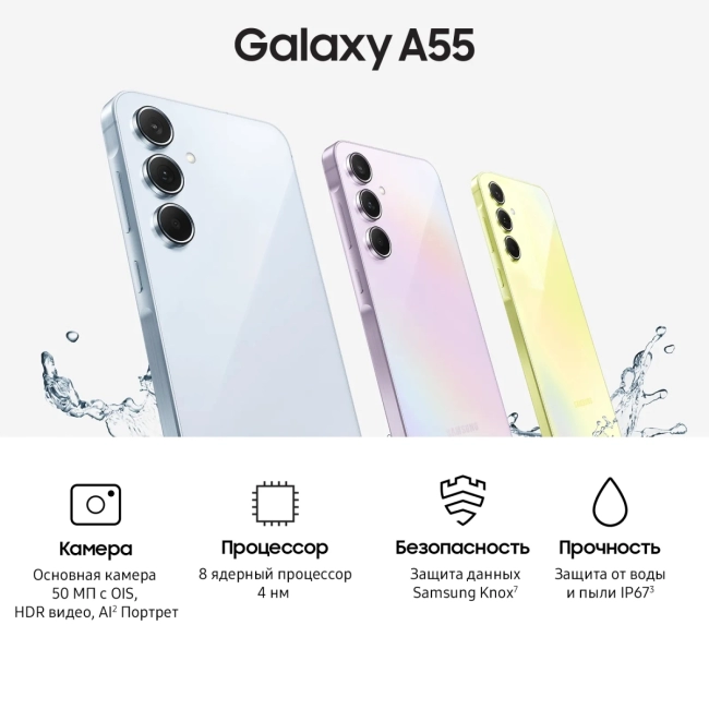 Смартфон Samsung  SM-A556EZKACAU