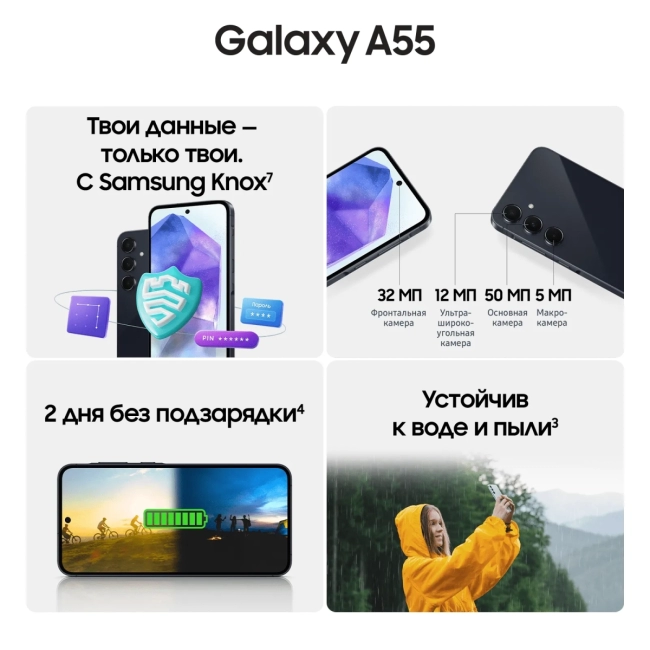 Смартфон Samsung  SM-A556EZKACAU
