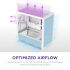 Корпус без блока питания NZXT H3 Flow CC-H31FW-01