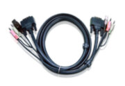 Кабель KVM USB(тип А Male)+DVI-D(Male)2хАудио(Male) <-> USB(тип B Male)+DVI-D(Male)+2хАудио(Male) 5м., черный. ATEN 2L-7D05UD Кабель KVM USB(тип А Male)+DVI-D(Male)2хАудио(Male) <-> USB(тип B Male)+DVI-D(Male)+2хАудио(Male) 5м., черный. ATEN 2L-7D05UD