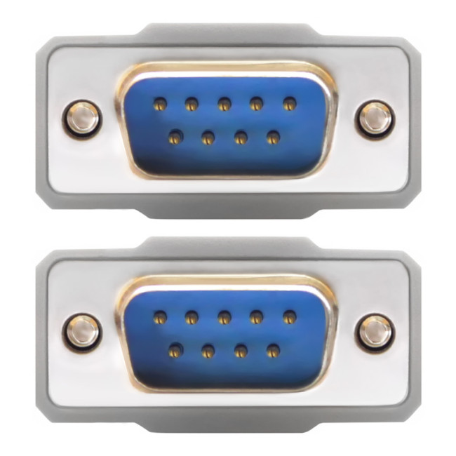 Greenconnect Кабель 3.0m 0-модемный COM RS-232 линковочный, DB9/DB9  9M/9M, серый, 30 AWG, GCR-DB902-3m Greenconnect COM(RS232) 9M - COM(RS232) 9M 3m