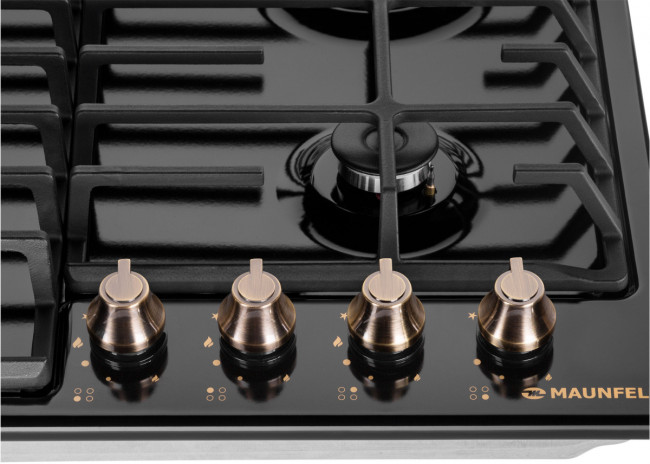 Газовая варочная панель MAUNFELD Maunfeld EGHE.64.63CB.R/G Газовая варочная панель MAUNFELD Maunfeld EGHE.64.63CB.R/G