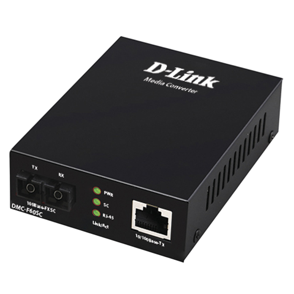 Автономный медиаконвертер D-Link DMC-F60SC/B1A Автономный медиаконвертер D-Link DMC-F60SC/B1A