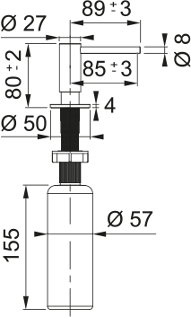 Дозатор Franke 112.0717.102 Franke 112.0717.102 Дозатор Franke 112.0717.102 Franke 112.0717.102