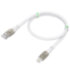 GCR Кабель 1.7m для iPod, iPhone, iPad series MERCEDES, WHITE NYLON, MFI, GCR-52578 Greenconnect USB 2.0 Type-AM - Lightning (m) 1.7м