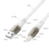 GCR Кабель 1.7m для iPod, iPhone, iPad series MERCEDES, WHITE NYLON, MFI, GCR-52578 Greenconnect USB 2.0 Type-AM - Lightning (m) 1.7м