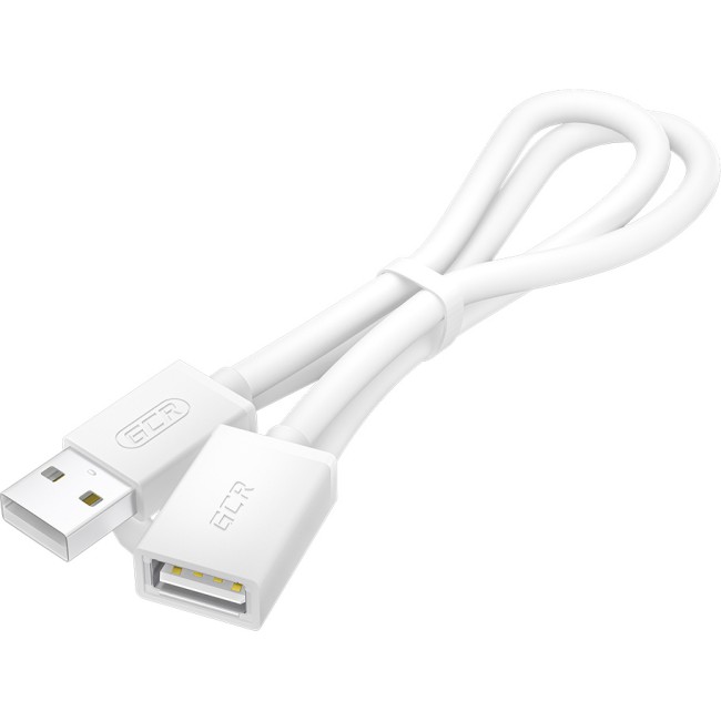 GCR Удлинитель 1.8m USB AM/AF, белый, GCR-51093 Удлинитель Greenconnect 1.8 м (GCR-51093)