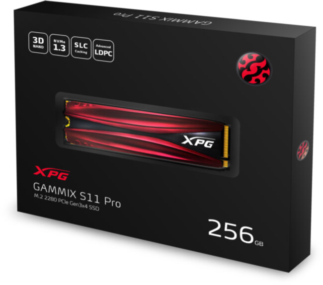 Твердотельный накопитель XPG GAMMIX S11 Pro AGAMMIXS11P-256GT-C