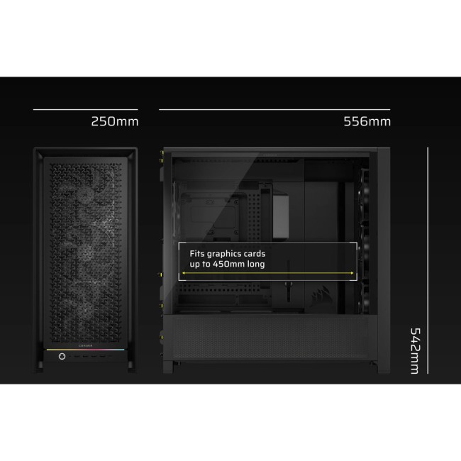 Корпус без блока питания Corsair CC-9011307-WW Корпус без блока питания Corsair CC-9011307-WW