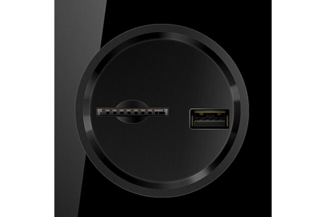 SVEN MS-302, черный, акустическая система 2.1, мощность (RMS): 20 Вт + 2x10 Вт, FM-тюнер, USB/SD, дисплей, ПДУ SVEN MS-302