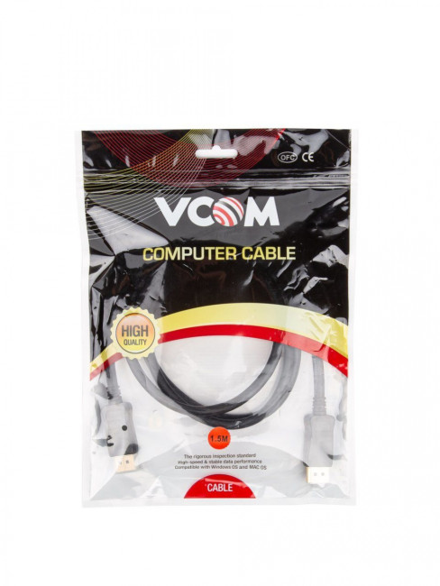 Кабель соединительный DISPLAY PORT v1.4, 8K@60Hz, 1.5m VCOM <CG632-1.5M> VCOM DisplayPort (m) - DisplayPort (m) 1.5м