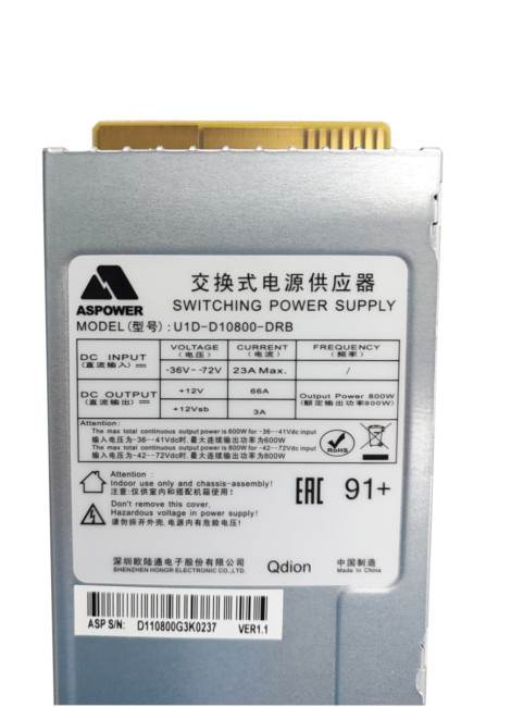 блоки питания для сервера ASPOWER U1D-D10800-DRB блоки питания для сервера ASPOWER U1D-D10800-DRB