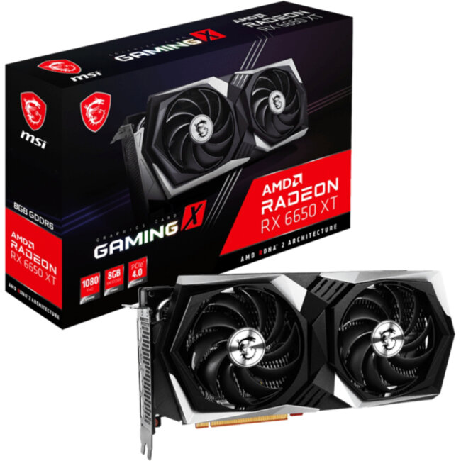 Видеокарта MSI Radeon RX 6650 XT GAMING X 8G Видеокарта MSI Radeon RX 6650 XT GAMING X 8G