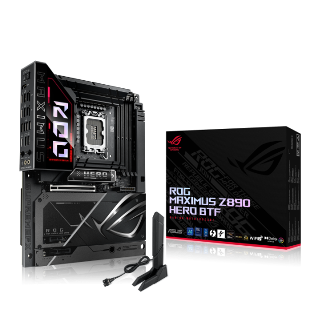 Материнская плата ASUS ROG MAXIMUS Z890 HERO BTF Материнская плата ASUS ROG MAXIMUS Z890 HERO BTF