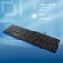 Клавиатура Oklick 520M2U черный/черный USB slim Multimedia Oklick 1061587 Клавиатура Oklick 520M2U черный/черный USB slim Multimedia Oklick 1061587