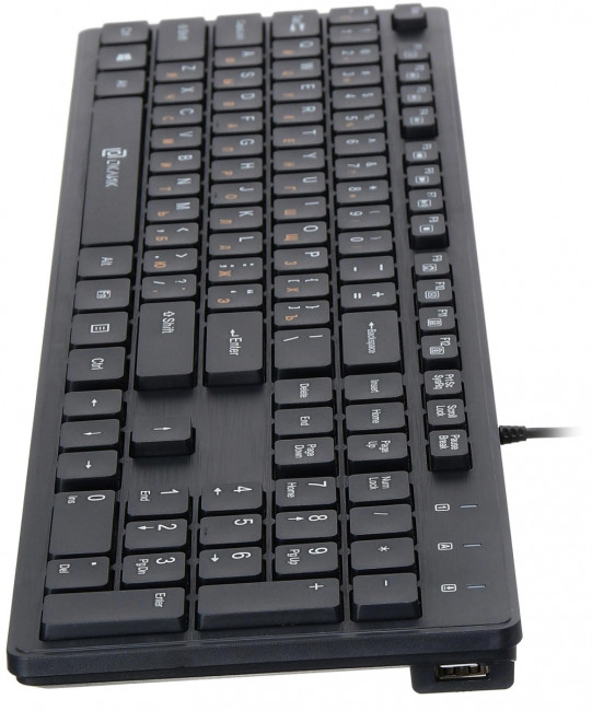 Клавиатура Oklick 520M2U черный/черный USB slim Multimedia Oklick 1061587 Клавиатура Oklick 520M2U черный/черный USB slim Multimedia Oklick 1061587