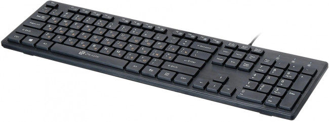 Клавиатура Oklick 520M2U черный/черный USB slim Multimedia Oklick 1061587 Клавиатура Oklick 520M2U черный/черный USB slim Multimedia Oklick 1061587