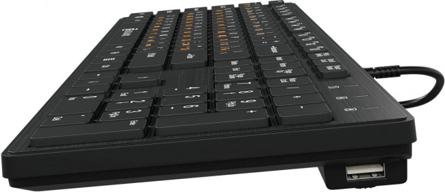 Клавиатура Oklick 520M2U черный/черный USB slim Multimedia Oklick 1061587 Клавиатура Oklick 520M2U черный/черный USB slim Multimedia Oklick 1061587
