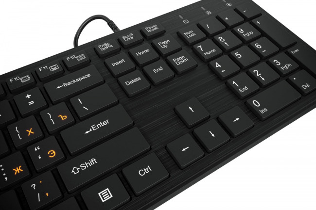 Клавиатура Oklick 520M2U черный/черный USB slim Multimedia Oklick 1061587 Клавиатура Oklick 520M2U черный/черный USB slim Multimedia Oklick 1061587