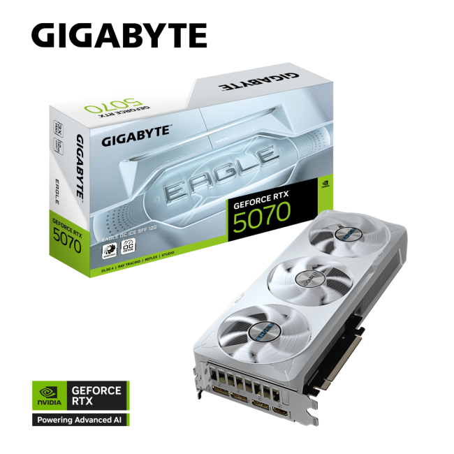 Видеокарта GIGABYTE GV-N5070EAGLEOCICE-12GD Видеокарта GIGABYTE GV-N5070EAGLEOCICE-12GD