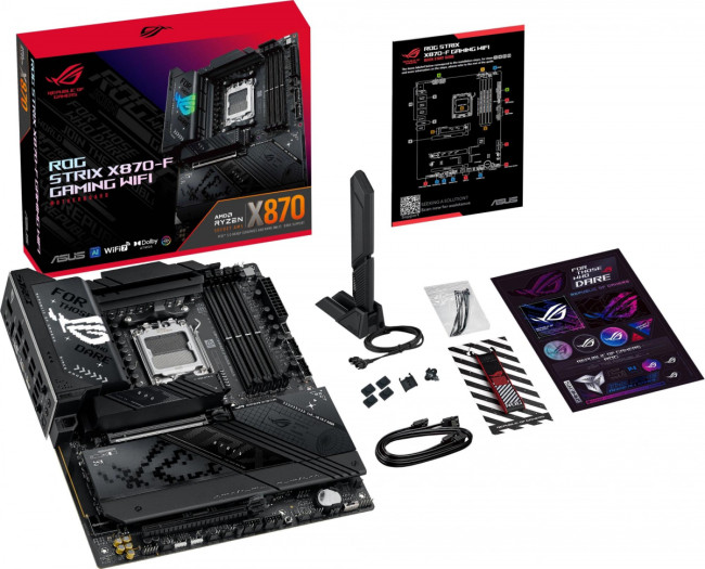 Материнская плата ASUS ROG STRIX X870-F GAMING WIFI Материнская плата ASUS ROG STRIX X870-F GAMING WIFI