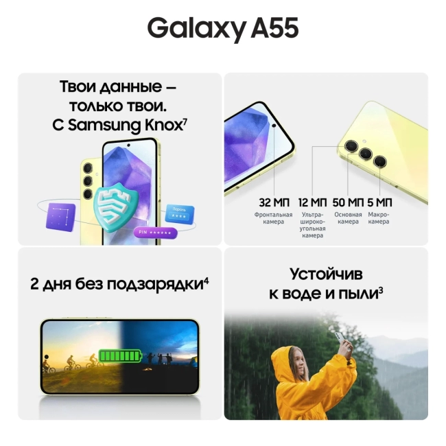 Смартфон Samsung SM-A556EZYACAU
