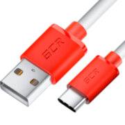 GCR Кабель 1.0m TypeC, белый, красные коннекторы, быстрая зарядка, 28/24 AWG Кабель Greenconnect 1.0 м (GCR-53236) GCR Кабель 1.0m TypeC, белый, красные коннекторы, быстрая зарядка, 28/24 AWG Кабель Greenconnect 1.0 м (GCR-53236)