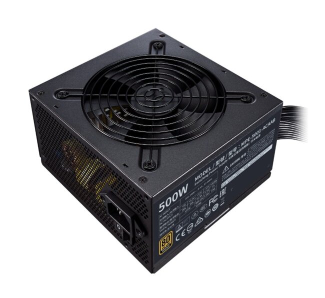 Блок питания 500 Ватт Cooler Master MWE 500 Bronze V2 Блок питания 500 Ватт Cooler Master MWE 500 Bronze V2