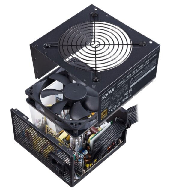 Блок питания 500 Ватт Cooler Master MWE 500 Bronze V2 Блок питания 500 Ватт Cooler Master MWE 500 Bronze V2